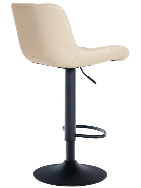 Set van 2 barkrukken Tover kunstleer, crème