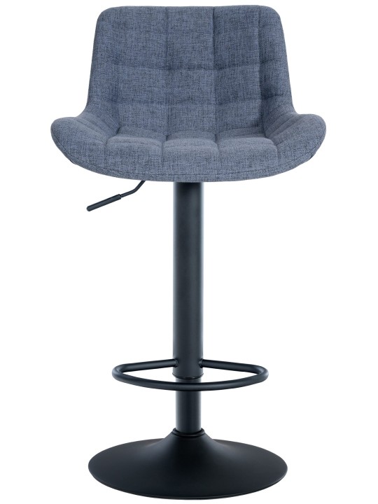 Set van 2 barkrukken Tover stof, blauw