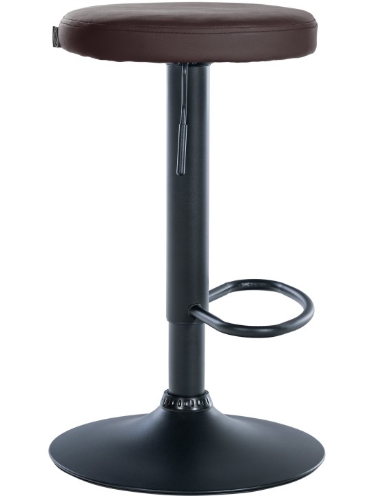 Barkruk Ponte kunstleer, bruin