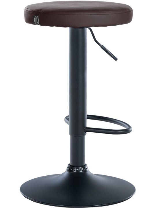 Barkruk Ponte kunstleer, bruin