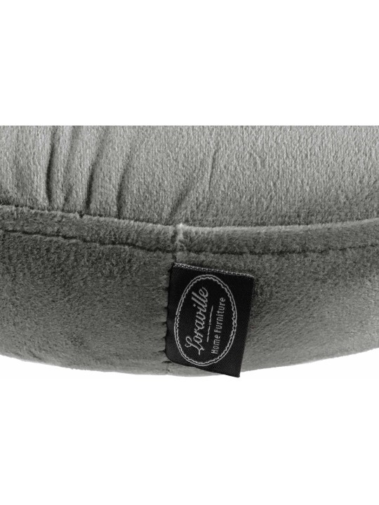 Barkruk Ponte fluweel, grijs