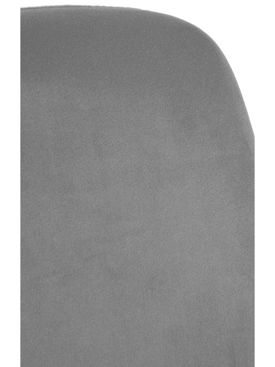 Eetkamerstoel Victoria fluweel, grijs