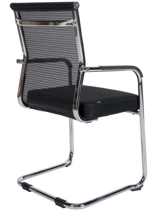 Set van 2 bezoekersstoelen Denny, chroom