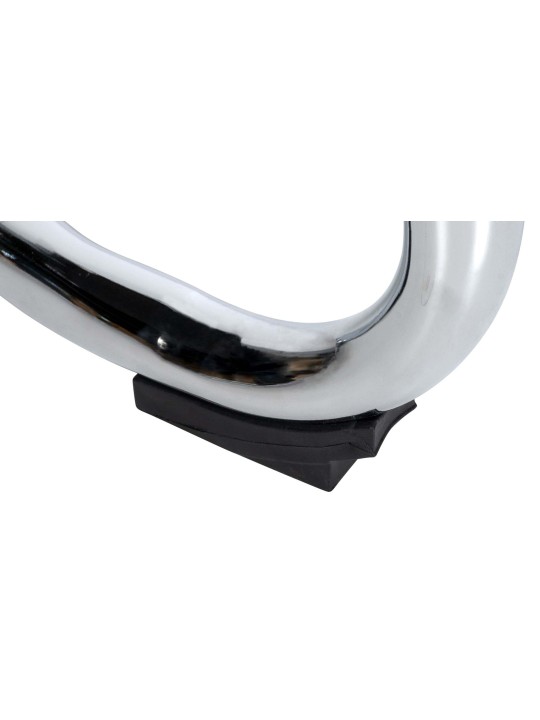 Set van 2 bezoekersstoelen Denny, chroom