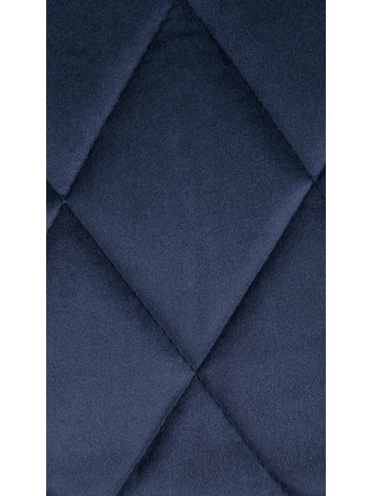 Barkruk Lazio fluweel, blauw