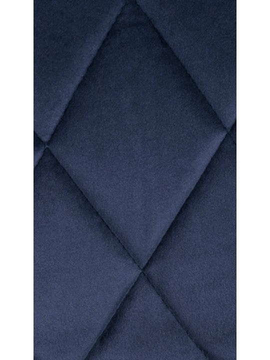 Barkruk Lazio fluweel, blauw