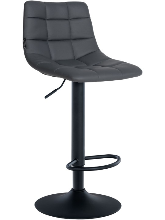 Set van 2 barkrukken Jerry kunstleer, grijs