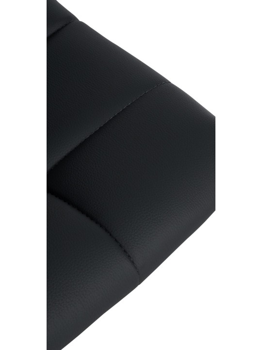 Set van 2 barkrukken Jerry kunstleer chroom, zwart