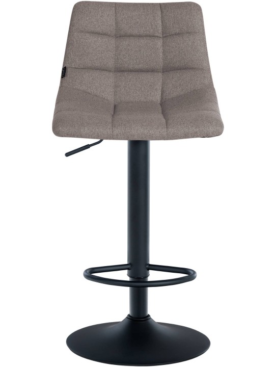 Set van 2 barkrukken Jerry stof, grijs