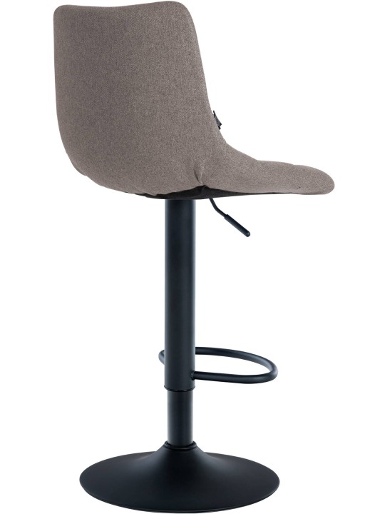 Set van 2 barkrukken Jerry stof, grijs