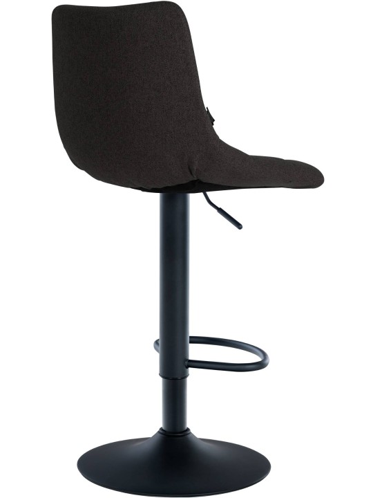 Set van 2 barkrukken Jerry stof, zwart