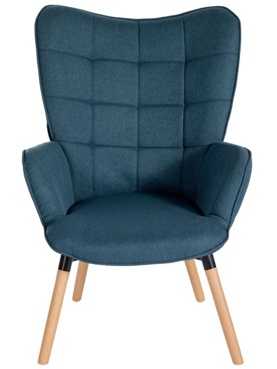 Fauteuil Tuinstof, blauw Fauteuil Tuinstof, blauw