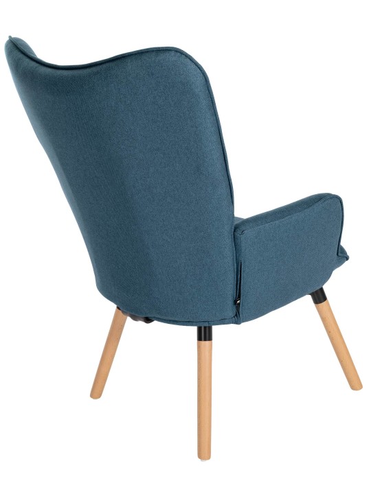 Fauteuil Tuinstof, blauw Fauteuil Tuinstof, blauw
