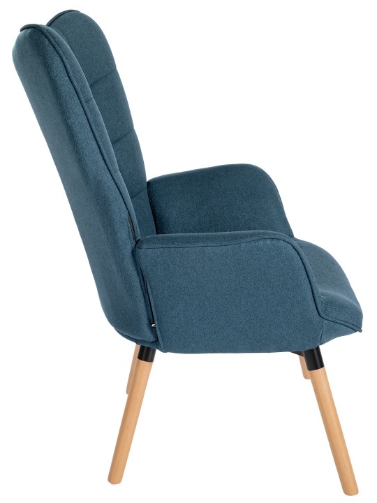 Fauteuil Tuinstof, blauw Fauteuil Tuinstof, blauw