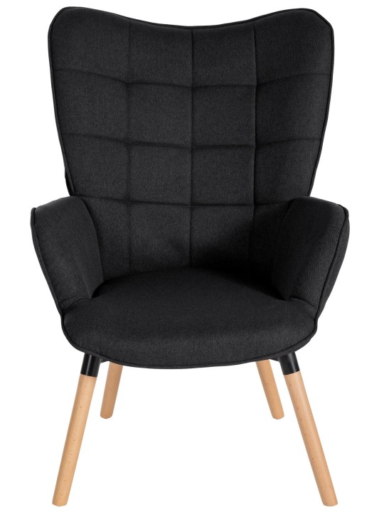 Fauteuil Tuinstof, zwart Fauteuil Tuinstof, zwart