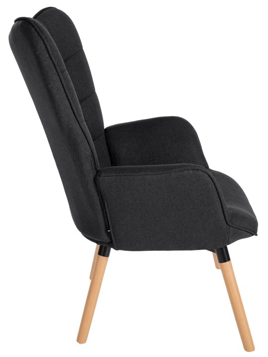 Fauteuil Tuinstof, zwart Fauteuil Tuinstof, zwart