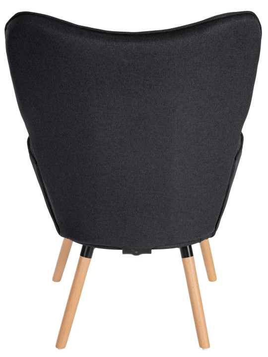 Fauteuil Tuinstof, zwart Fauteuil Tuinstof, zwart