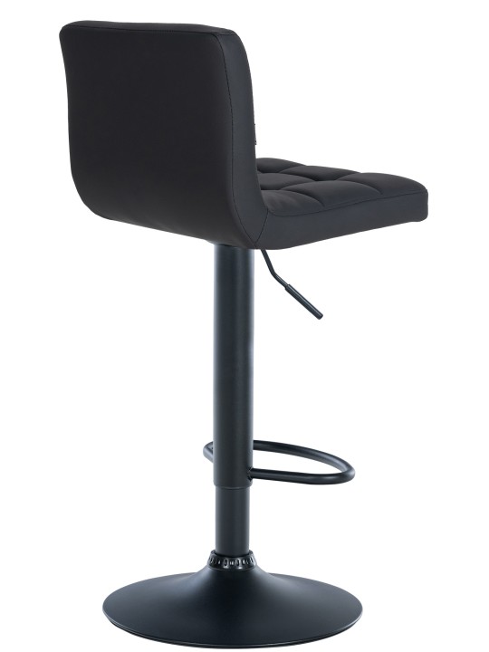 Set van 2 barkrukken Feni kunstleer, zwart