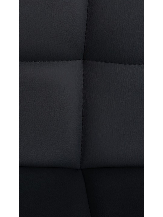 Set van 2 barkrukken Feni kunstleer, zwart