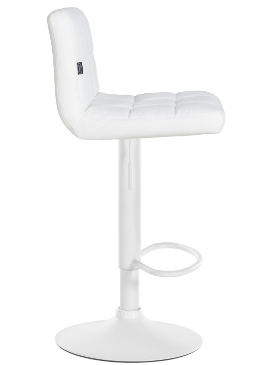 Set van 2 barkrukken Feni kunstleer, wit