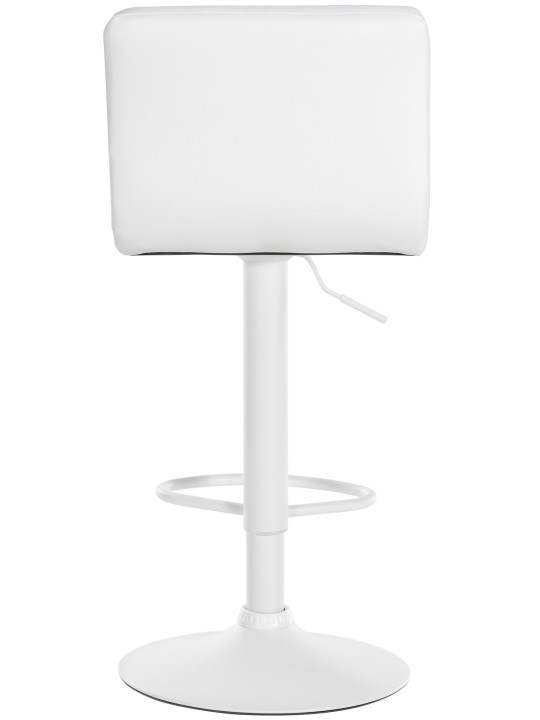 Set van 2 barkrukken Feni kunstleer, wit