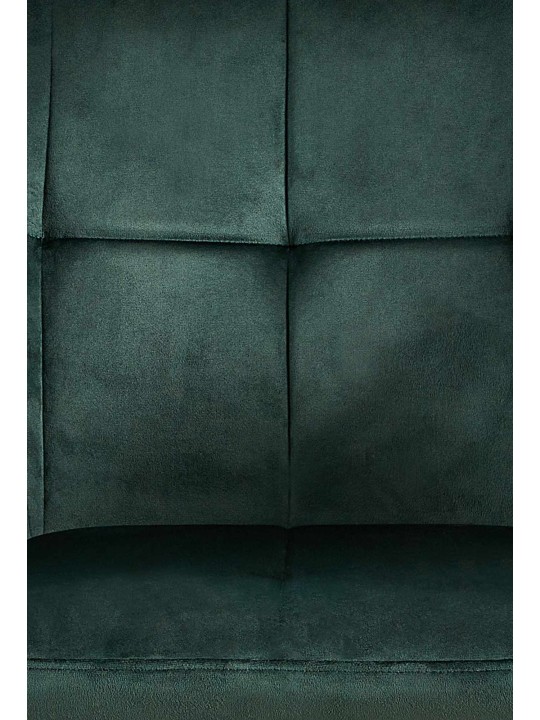 Bezoekersstoel Emia fluweel, groen Bezoekersstoel Emia fluweel, groen