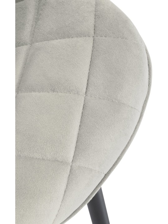 Set van 4 stoelen Springs Velvet, crème