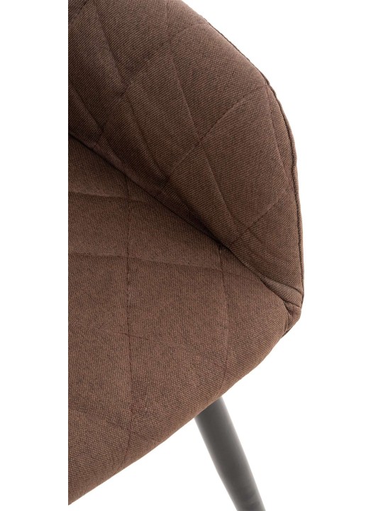 Eetkamerstoel Shila stof, bruin Eetkamerstoel Shila stof, bruin