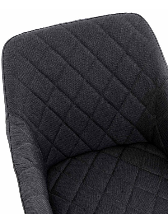 Eetkamerstoel Shila stof, zwart Eetkamerstoel Shila stof, zwart