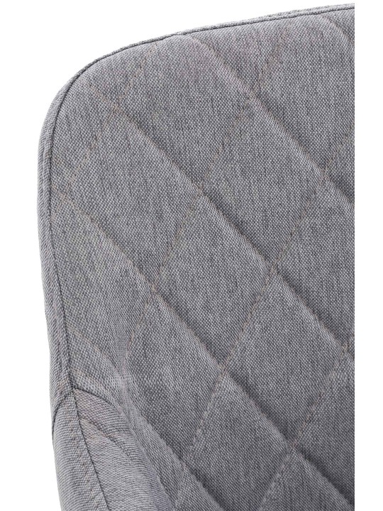 Set van 2 eetkamerstoelen Shila stof, grijs