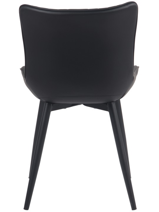 Set van 2 stoelen Brady kunstleer, zwart