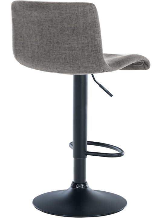 Barkruk Branford stof, lichtgrijs