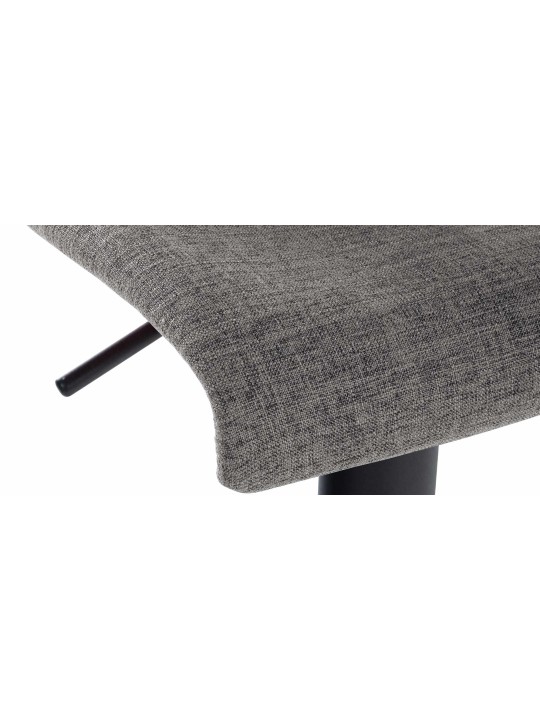 Barkruk Branford stof, lichtgrijs