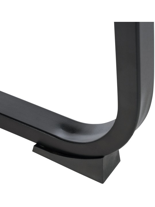 XL bezoekersstoel Anubis stof, zwart/zwart