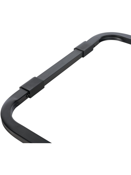 XL bezoekersstoel Anubis stof, zwart/zwart