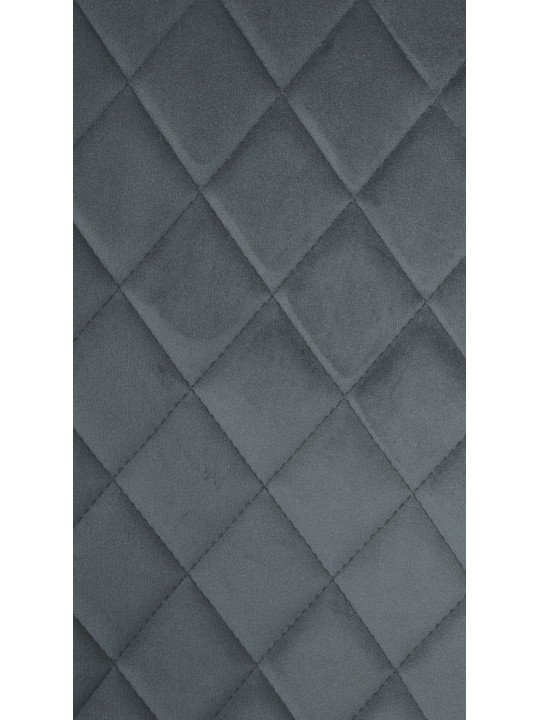 Set van 4 stoelen Telde fluweel, donkergrijs