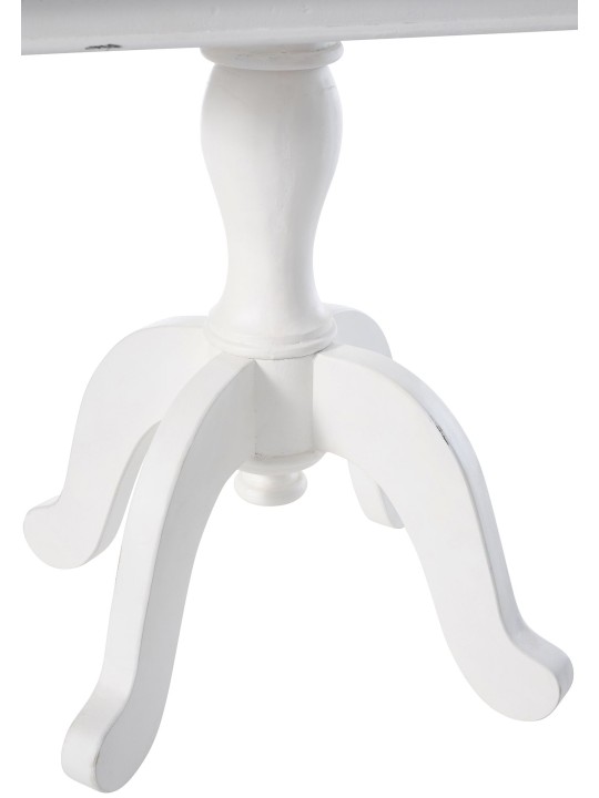 Grasachtige bistrotafel, naturel/wit