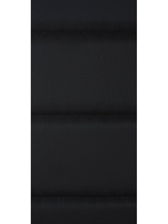 Set van 4 eetkamerstoelen Mayfair kunstleer, zwart