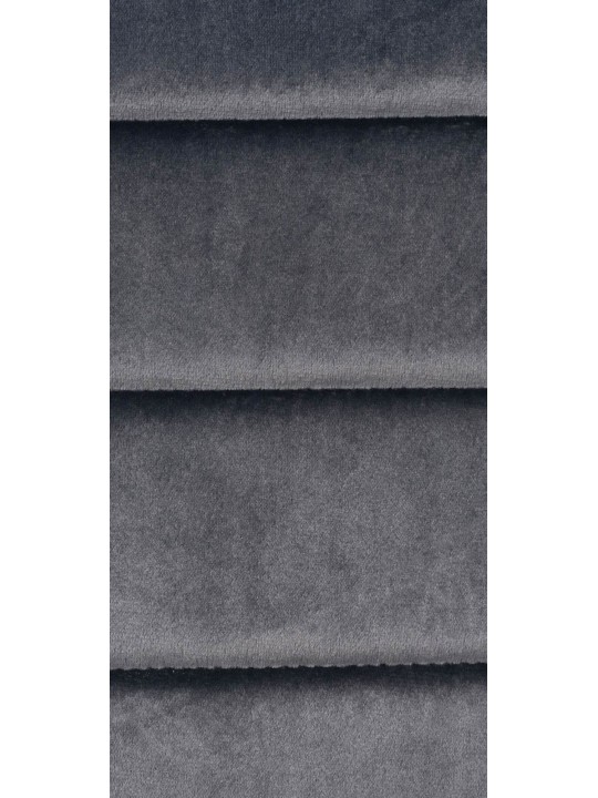 Set van 4 eetkamerstoelen Mayfair fluweel, grijs