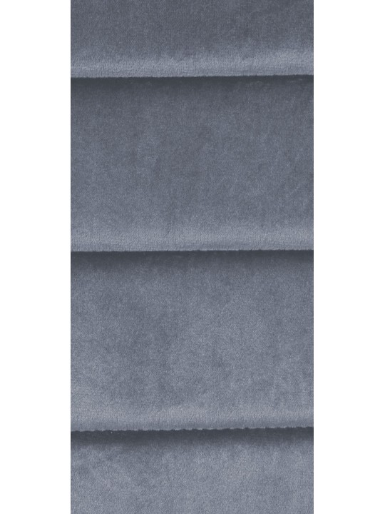 Set van 6 eetkamerstoelen Mayfair fluweel, lichtgrijs