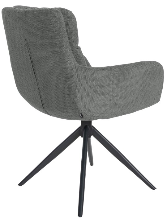 Eetkamerstoel Vilas stof, grijs