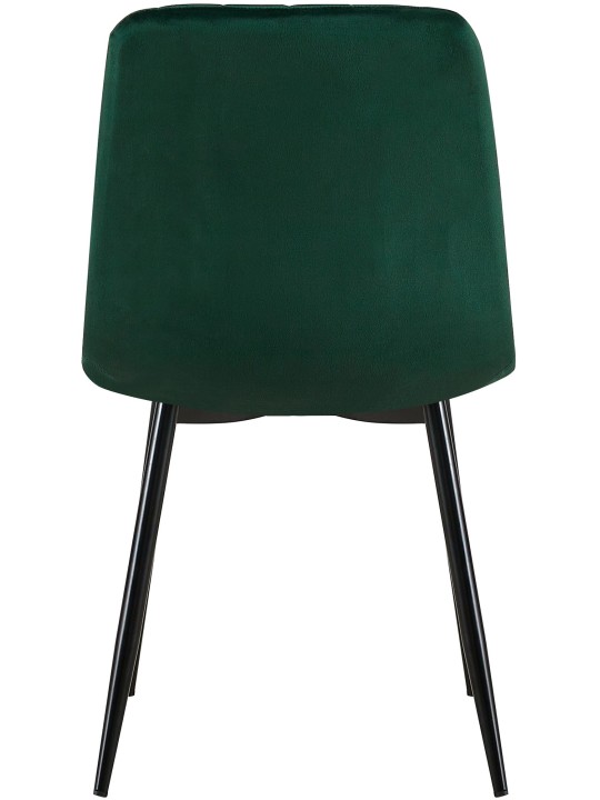 Stoel Dijon fluweel, groen