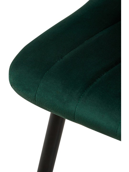 Stoel Dijon fluweel, groen