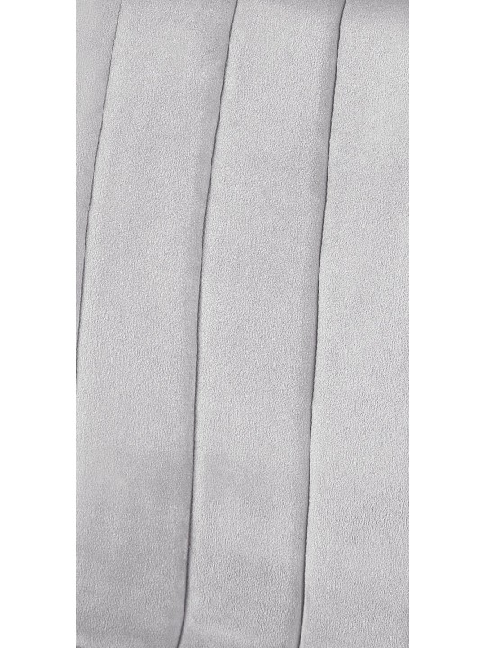 Stoel Dijon fluweel, grijs