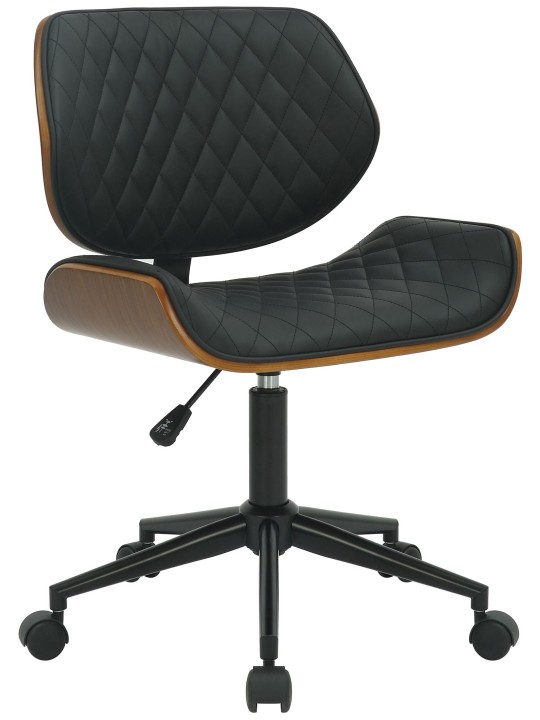 Bureaustoel Harvest kunstleer, walnoot/zwart Bureaustoel Harvest kunstleer, walnoot/zwart