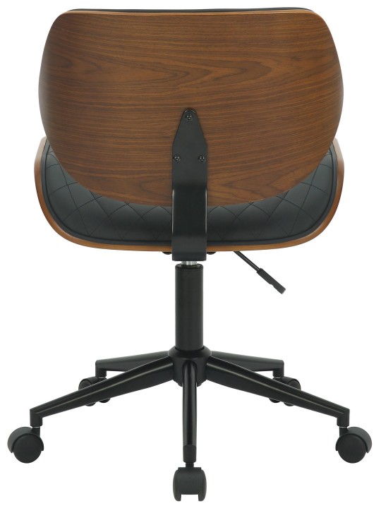Bureaustoel Harvest kunstleer, walnoot/zwart Bureaustoel Harvest kunstleer, walnoot/zwart