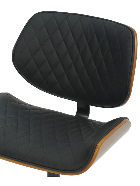 Bureaustoel Harvest kunstleer, walnoot/zwart Bureaustoel Harvest kunstleer, walnoot/zwart