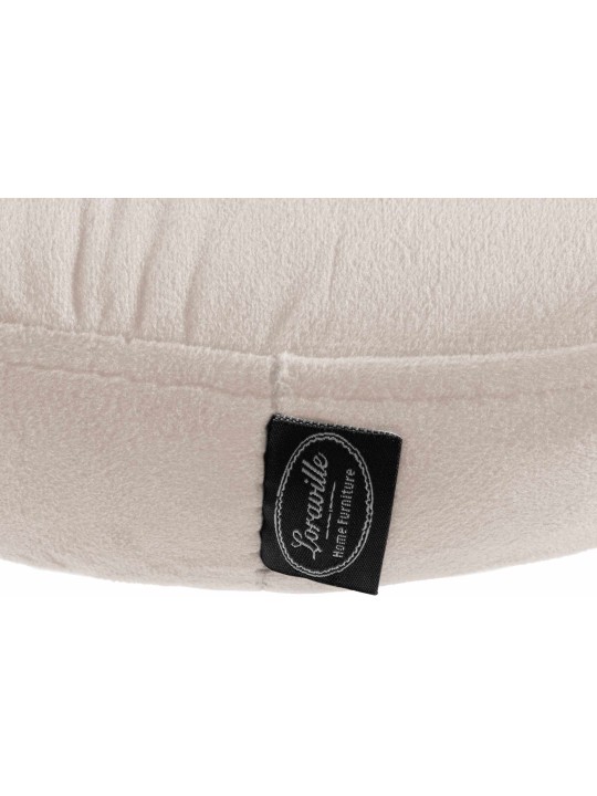 Set van 2 barkrukken Ponte fluweel, crème