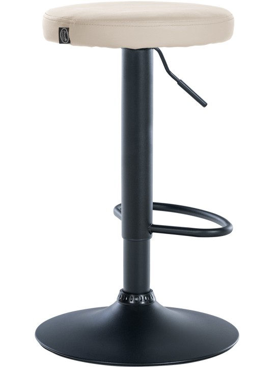 Set van 2 barkrukken Ponte kunstleer, crème