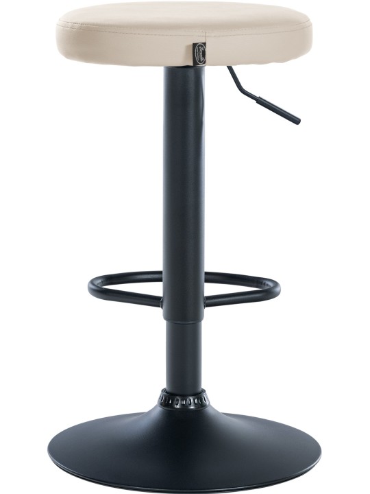 Set van 2 barkrukken Ponte kunstleer, crème